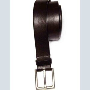 To Boot New York Leather Dress Belt Adam Derrick BROWN Men's Size 40
